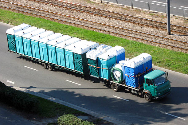 Porta potty delivery and setup in Fairview Ferndale, PA